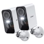 ieGeek Wireless Outdoor Security Camera 2K Battery WiFi Home CCTV System Alexa