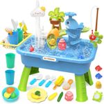 2026 Upgraded Toddler Water Table Toy Kids Fishing Game Toy Kitchen Play Sink UK