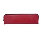 LOUIS VUITTON Pencil Case 'Charlotte' Red Epi Leather