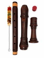 Moeck Recorder Tenor Rosewood Palisander Wood 440 Beautiful Blockflöte Rare