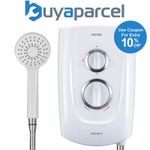 Triton Ivory 5 8.5 9.5 10.5KW White Electric Shower Fast Fit T80Z Ivory Riya T5