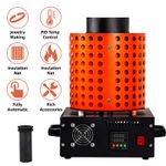 3KG Electric Melting Furnace 1750W Metal Gold Silver Copper Metal Smelter UK