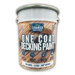 Decking Paint Anti-Slip 5 Litres One Coat - White Grey Red Green Black