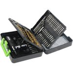 Drill Bits Bit Set Screwdriver DIY High Grade Steel Metal Masonry Wood 204 Piece