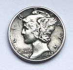 UNITED STATES 1942 SILVER LIBERTY DIME