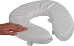 Soft Raised Toilet Seat - Padded Commode Seat for Comfort - 50mm (2") High