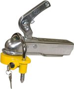 Trailer Hitch Lock Yellow Maypole Caravan Trailer Universal Security Anti Theft