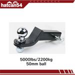 Towbar Trailer Hitch Receiver Towing Adapter with 2" Ball 5000lbs Trailer Arm