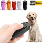 2 in 1 Dog Training Whistle and Clicker Sound Training Tool for Pets Puppy  UK