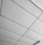 FINE ND FISSURE SURF SUSPENDED CEILING TILES 1195*595 8 /BOX Like Cortega Fein 