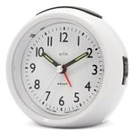 Acctim Grace Non-Ticking Sweep Analogue Bedroom Alarm Clock