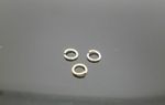 3 x 9ct gold open jump rings 5mm, o ring jewellery making ring repair