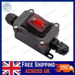 IP67 Waterproof Inline Switch 12V DC 20A Heavy Duty Power Switch Boat Marine
