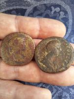 2 Large Roman Ae Sestertii UK Detecting Finds