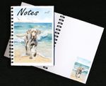 Weimaraner Dog Notebook/Notepad + small image on each page Designed by Starprint