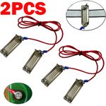 2X TAPE TO TAPE CONNECTORS - Poly Fence Electric Fencing Connects top&bottom UK