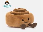 JellyCat Amuseables Cinnamon Bun Stuffed Toy | Brand New with Tags & Bag: