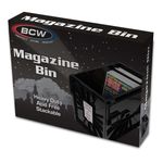 BCW Plastic Black Magazine / Document Storage Bin Heavy Duty Acid Free Stackable