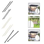 Heavy Duty Garden Swing Replacement Bar Rustproof Support Rod for Outdoor