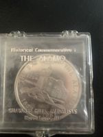 silver commemorative coin The 125th Anniversary of The Alamo