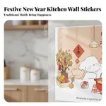 Kitchen sticker: heat resistant, thick.