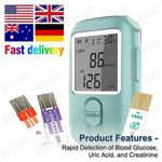 Comprehensive Home Kidney Function Checker-Blood Creatinine Test Meter,25 Strips