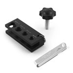 Spark Plug Gap Tool M10 M12 M14 M18 Aluminum + 32 Blade Feeler Gauge Set Black