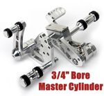 3/4" Forward Control Footpegs For Harley Softail 84-99 Heritage Springer FXSTC
