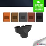 Timloc Non-Profile Tile Vent 333mm x 111mm x 422mm With Adapter RTV-ADS