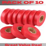 10x Electrical Insulation Tapes PVC Flame Retardant Wire Cable Tape 19mm x 20m