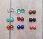 2pc 3mm (on avg;) Round Natural/Synthetic Semi Precious Gemstone Loose Cabochon