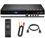 DVD Player HDMI 1080P Region Free with Remote, HDMI & Audio Cable for Home TV UK