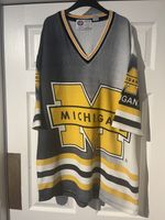 Vintage 90's Michigan Wolverines All Over Print Football Jersey L