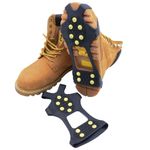 Ice Snow Grips Anti Slip Universal Crampons Cleat Spikes Grips for Boots & Shoes