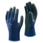 Pack of 10 Showa 380 Nitrile Foam Grip Work Gloves – Oil Resistant Safety Gloves