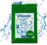 Aquatabs NaDCC 33 MG x 80 water purification tablets for drinking, purifying