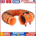 Cyclone Dust Fume Extractor PVC Fume Blower for Home Flexible Portable Low UK