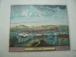 Perth-Scotland, anno 1707, P.v.d.Aa, copperengraving Decorative coloure