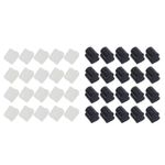 20Pcs Noises Resistant Rotary Valves Buffering Stop Horn Piston Pad Silicone Pad