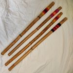 Giant Rainstick Cain Wood Rainmaker Musical Instrument Meditation Toy Kids New