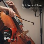 Steel Core Cello Strings Set Professional for 4/4 Cellos, for Concerts