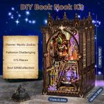 DIY Book Nook Mystic Zodiac Dollhouse Kit Miniature 3D Model