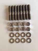 CBR600RR CB1000R CBF600 ST1300  Exhaust Header Stainless Studs Nuts & Washers