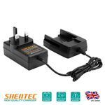 18V/20V Charger for Worx Lion Battery WA3512 WA3525 WA3575 WG150 WG170 WG180