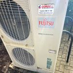 Fujitsu DC Inverter White Central Air Conditioner Outdoor Condenser Unit