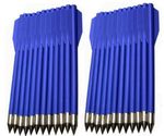 24 Pistol Crossbow Bolts Steel Tips Nylon Shafts Fit 50 To 80lb Xbows Blue UK