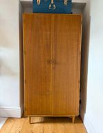 Vintage Mid Century Meredew Wardrobe Oak Veneer