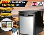 Campervan 12V Fridge 50L Low Power Cooling -20c Compressor Camping Fridge + APP