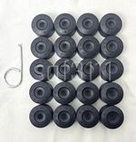 Genuine VW Volkswagen Engraved Alloy Wheel Bolt Cap Covers 17mm Includes Locking