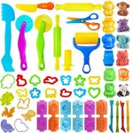 Basic Dough Clay Tools Kits Modeling Accessories Animal Cutters Rolling Pin Safe